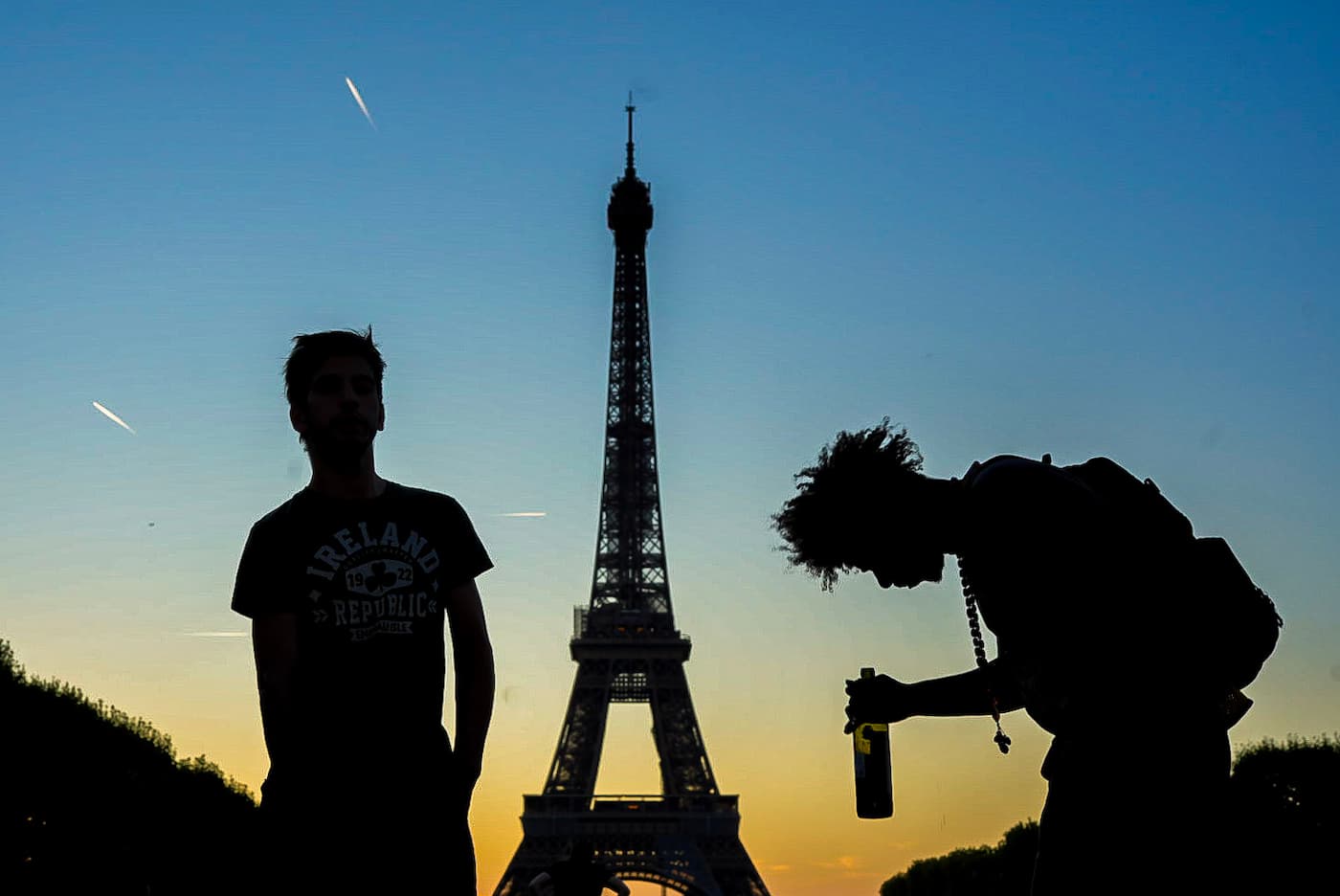 Destination photography at the Eiffel Tower in Paris